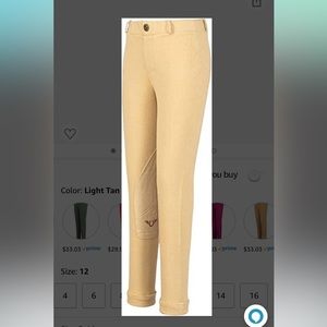 TuffRider riding pants  girls size 10